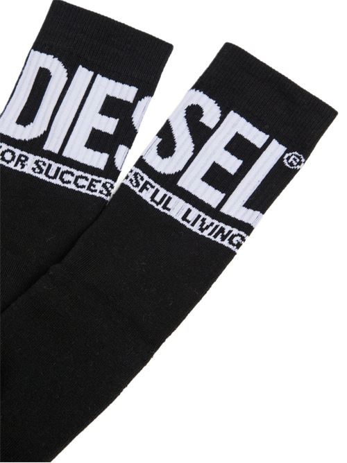 Set Diesel Kids da due paia di calzini grigio chiaro con logo For Successful Living DIESEL KIDS | 00J4MX0BAWNK900H